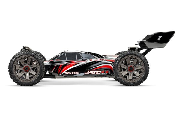 Traxxas Jato 4x4 BL-2S 1/8 Buggy Brushless RTR HD Punane