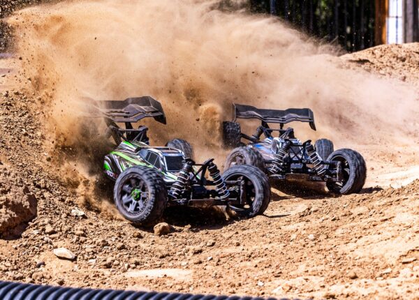 Traxxas Jato 4x4 BL-2S 1/8 Buggy Brushless RTR HD Punane