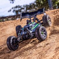 Traxxas Jato 4x4 BL-2S 1/8 Buggy Brushless RTR HD Roheline