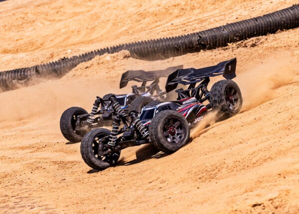 Traxxas Jato 4x4 BL-2S 1/8 Buggy Brushless RTR HD Punane