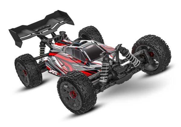 Traxxas Jato 4x4 BL-2S 1/8 Buggy Brushless RTR HD Punane
