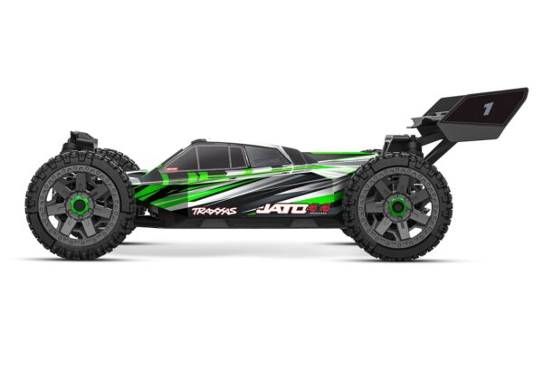 Traxxas Jato 4x4 BL-2S 1/8 Buggy Brushless RTR HD Roheline
