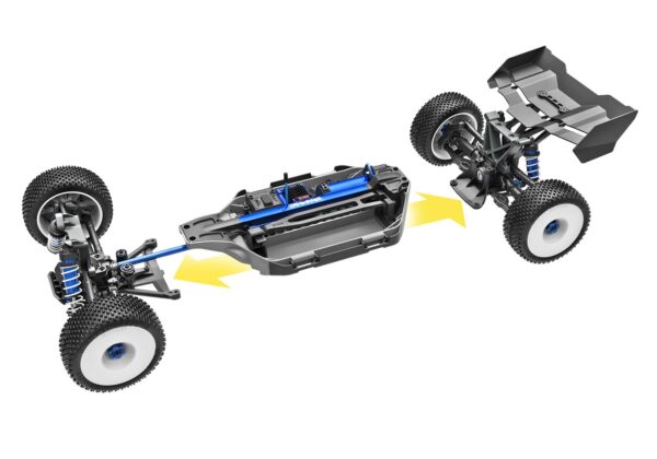 Traxxas Jato 4x4 VXL 4S 1/8 Buggy Brushless RTR HD Roosa