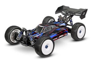Traxxas Jato 4x4 VXL 4S 1/8 Buggy Brushless RTR HD Sinine