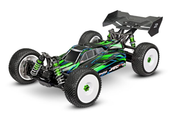 Traxxas Jato 4x4 VXL 4S 1/8 Buggy Brushless RTR HD Roheline
