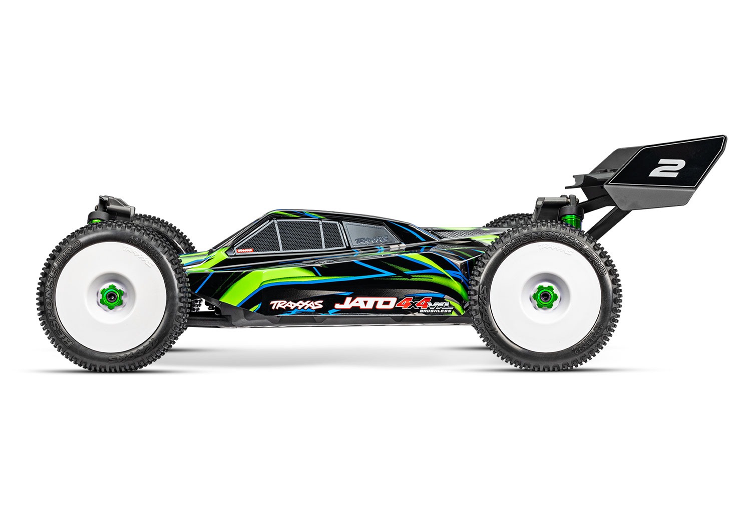 Traxxas Jato 4x4 VXL 4S 1/8 Buggy Brushless RTR HD Green 2 Traxxas Jato 4x4 VXL 4S 1/8 Buggy Brushless RTR HD Green