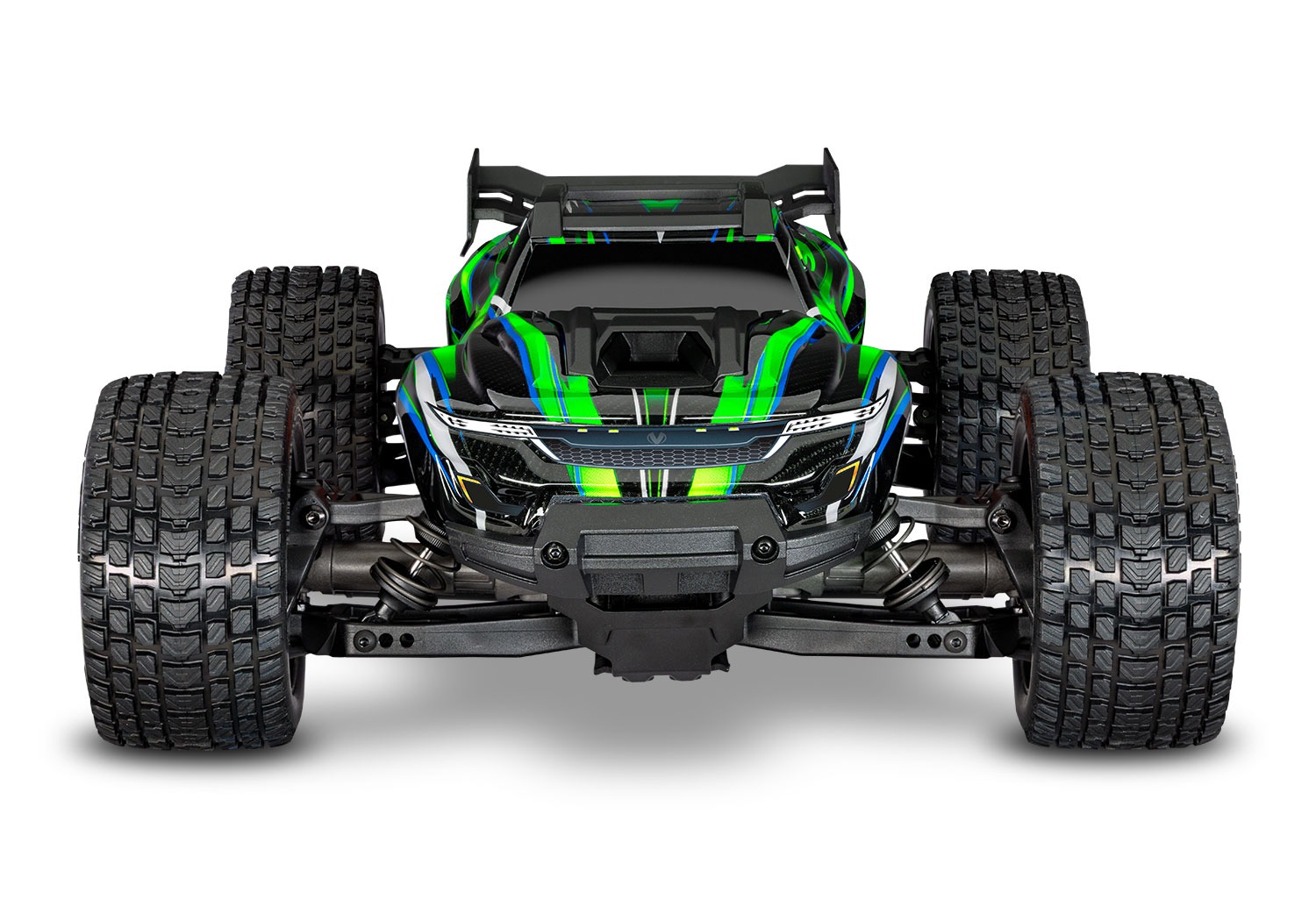 Traxxas Mini XRT Roheline Traxxas Mini XRT VXL-3s RC Auto Roheline 2 Traxxas Mini XRT VXL-3s remote control car green color front TRX108076-1 RTR RC Car in rc-modelshop.com