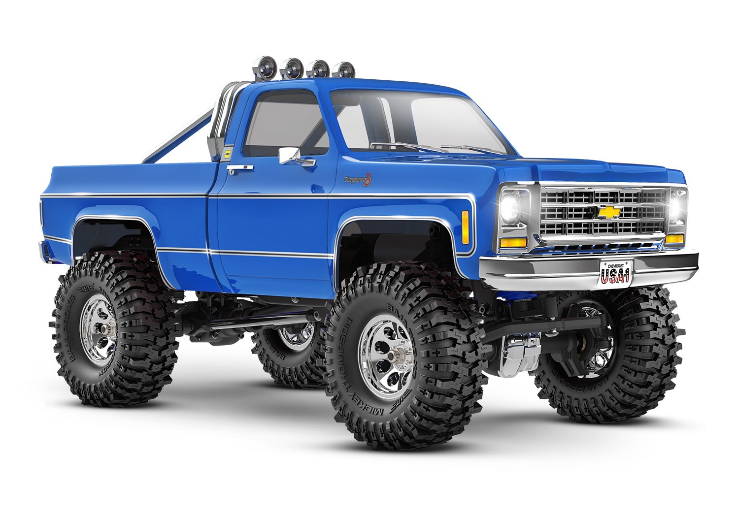 Traxxas TRX-4M 1/18 Chevy K10 RTR Sinine - 2S LiPo/USB Charger 1 Traxxas TRX-4M 1/18 Chevy K10 RTR Blue - 2S LiPo/USB Charger