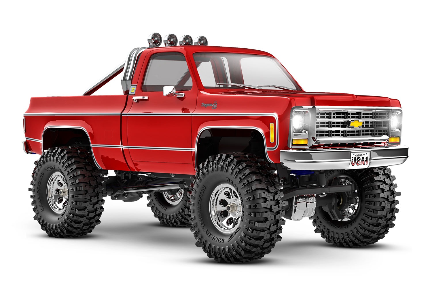 Traxxas TRX-4M 1/18 Chevy K10 RTR Punane - 2S LiPo/USB Charger 1 Traxxas TRX-4M 1/18 Chevy K10 RTR Red - 2S LiPo/USB Charger