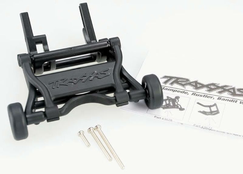 Traxxas Wheelie Bar & Screws Assembled Black #TRX3678 1 Traxxas Wheelie Bar & Screws Assembled Black #TRX3678
