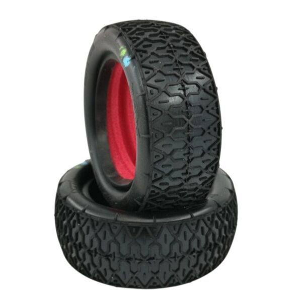 6Mik 1/10 DASH 4wd Front Tyres with Inserts (Inter) (2) (TI110I)
