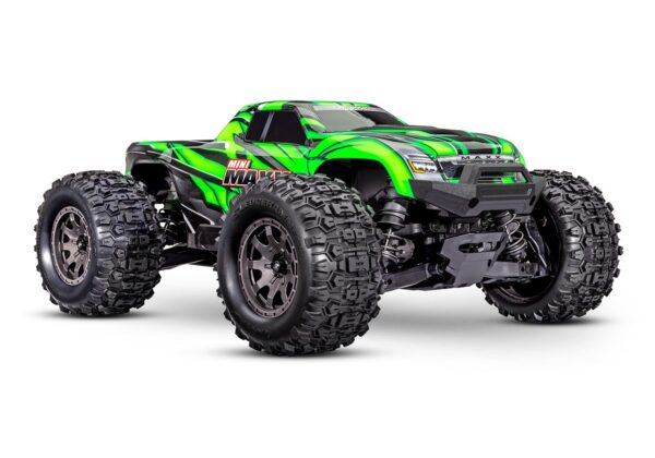 Traxxas Mini Maxx 4wd BL-2S BL HD 1/16 Monster Truck RTR Roheline