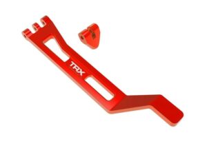 Traxxas Battery Hold Down Strap with Post Alu Red #10726-RED