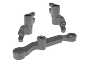 Traxxas Bellcrank Assembly w Drag Link Alu Gray #10743-GRAY