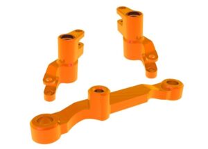 Traxxas Bellcrank Assembly w Drag Link Alu Orange #10743-ORNG