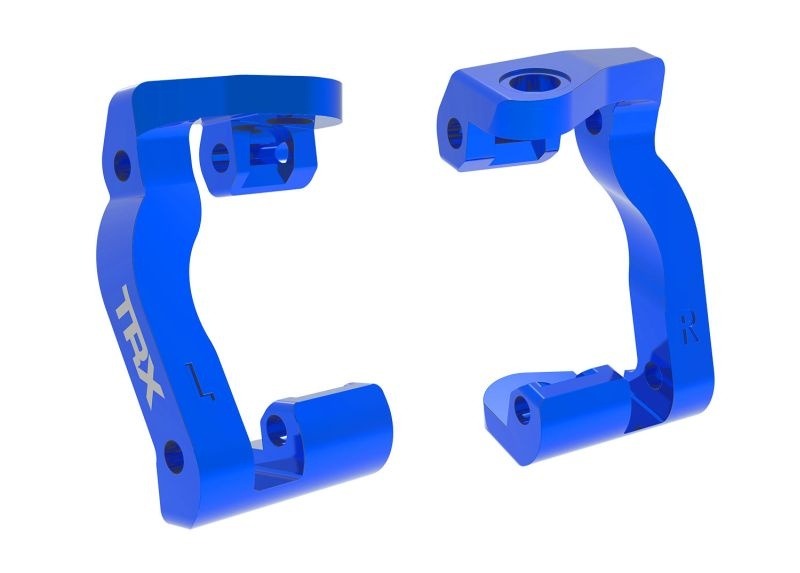 Traxxas Caster Blocks Alu Blue LR #10733-BLUE 1 Traxxas Caster Blocks Alu Blue LR #10733-BLUE