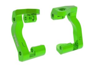 Traxxas Caster Blocks Alu Green LR #10733-GRN