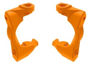 Traxxas Caster Blocks LR Orange #10732-ORNG