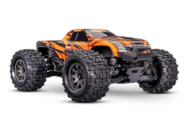 Traxxas Mini Maxx 4wd BL-2S BL HD 1/16 Monster Truck RTR Oranz