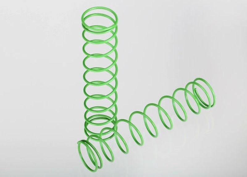 Traxxas iskunvaimentimen jouset taka vihreä #3757A 1 Traxxas Shock Springs Rear Green #3757A