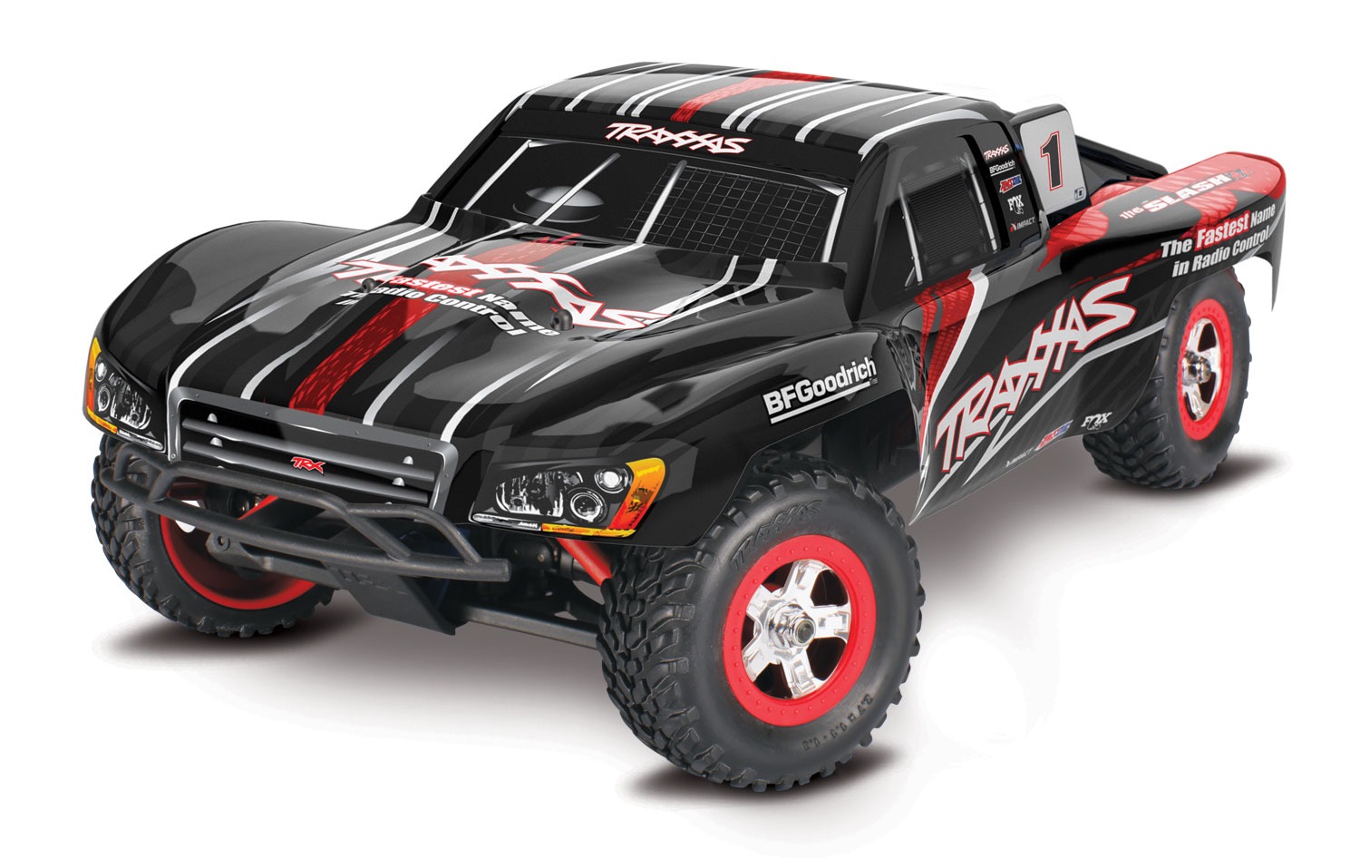 Traxxas Slash 4x4 Brushed 1/16 Short-Course RTR Must 1 Traxxas Slash 4x4 Brushed 1/16 Short-Course RTR Black