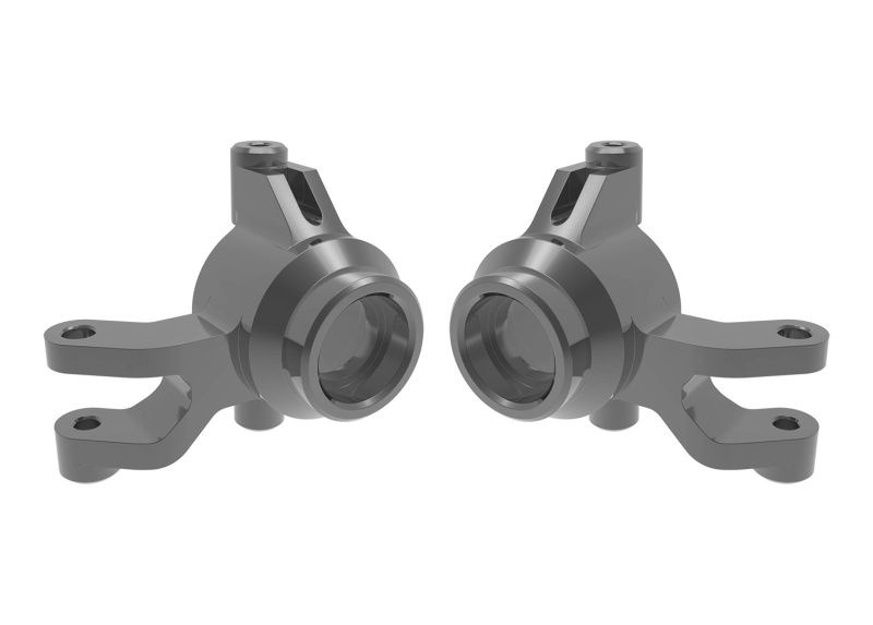 Traxxas Steering Blocks LR Alu Gray #10734-GRAY 1 Traxxas Steering Blocks LR Alu Gray #10734-GRAY
