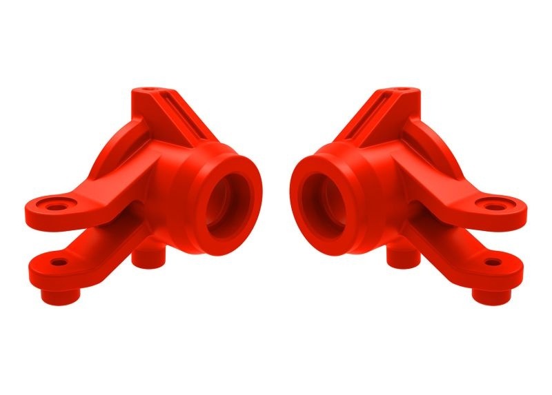 Traxxas ohjauspalat vasen/oikea punainen #10736-RED 1 Traxxas Steering Blocks LR Red #10736-RED