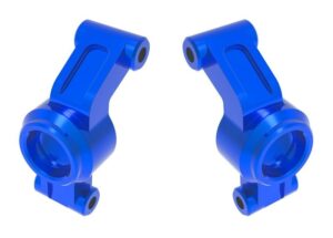 Traxxas Stub Axle Carriers Alu Blue LR #10751-BLUE