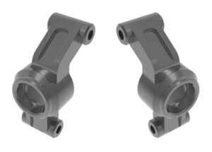 Traxxas Stub Axle Carriers Alu Gray LR #10751-GRAY