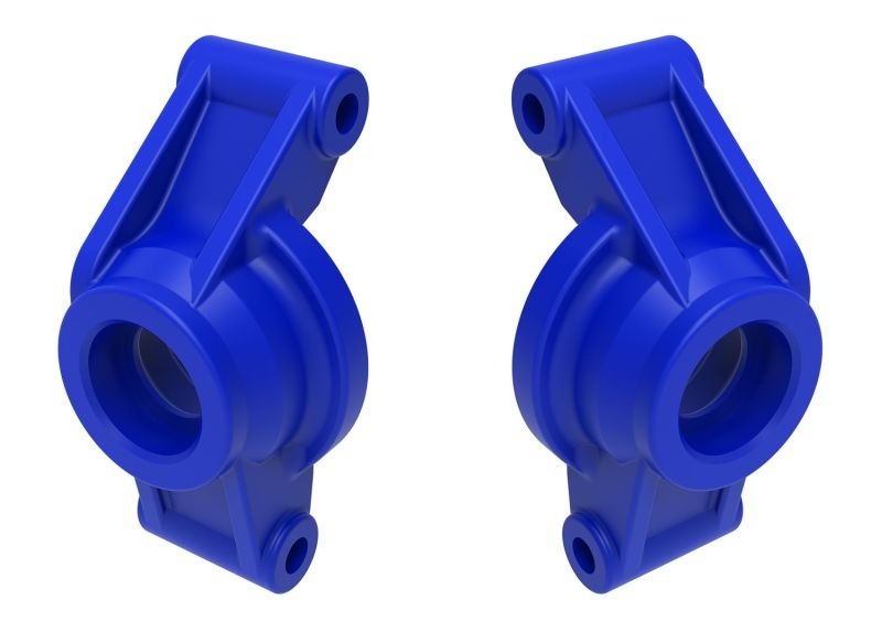 Traxxas tappitelin kannattimet vasen/oikea sininen #10752-BLUE 1 Traxxas Stub Axle Carriers LR Blue #10752-BLUE