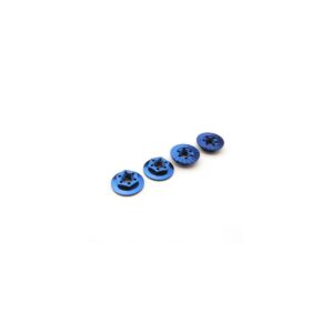 Wheel Nuts M4 Alu Blue (4) Hiro-Seiko