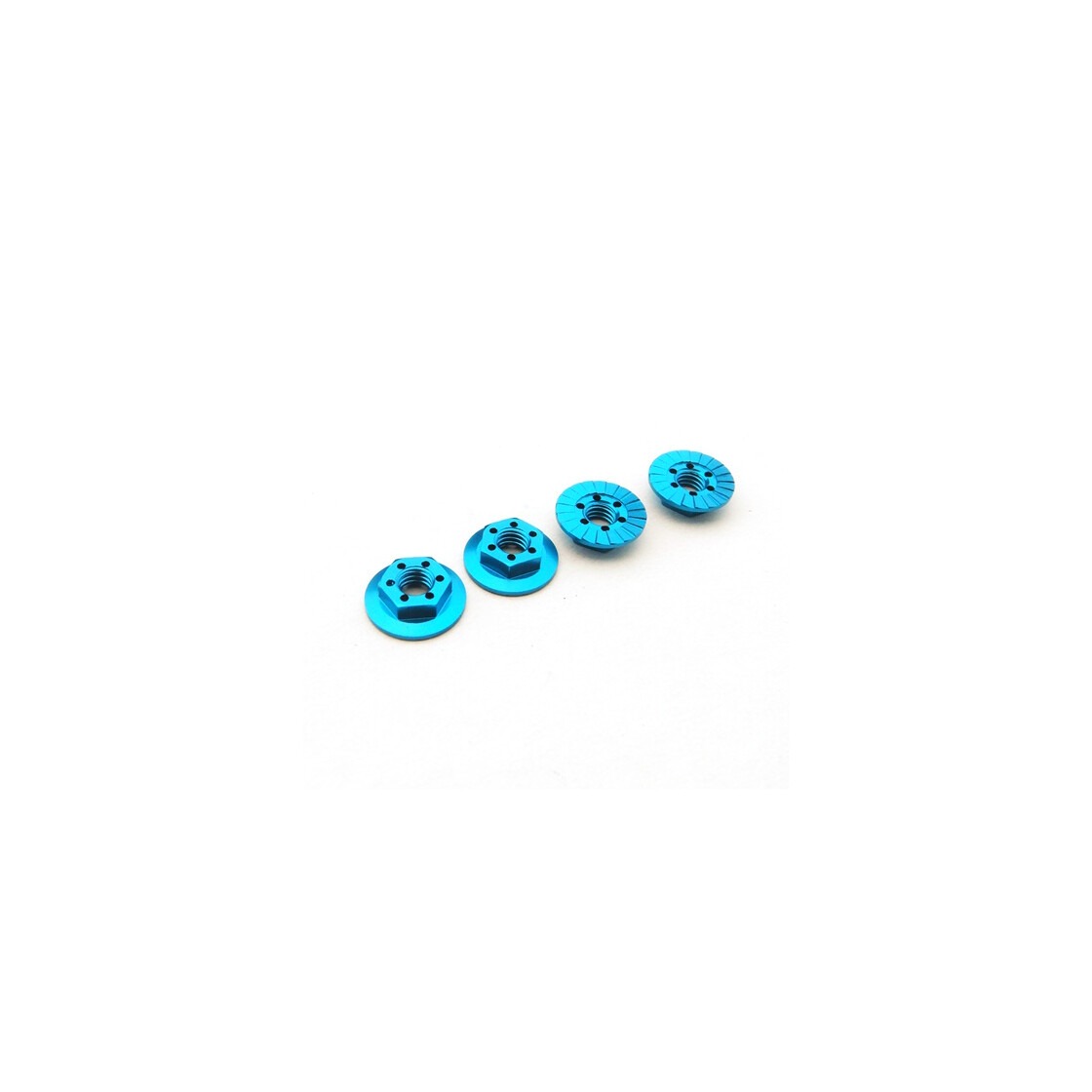 Rattamutrid M4 Alu Hele Sinine (4) Hiro-Seiko 1 Wheel Nuts M4 Alu Light Blue (4) Hiro-Seiko
