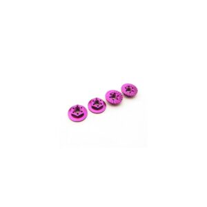 Wheel Nuts M4 Alu Purple (4) Hiro-Seiko