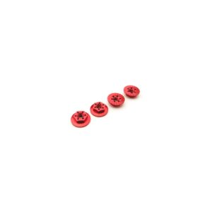 Wheel Nuts M4 Alu Red (4) Hiro-Seiko