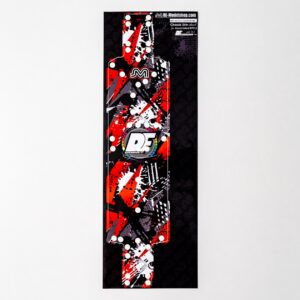 DF Creative RC10B74 Põhjakattekleebis Punane