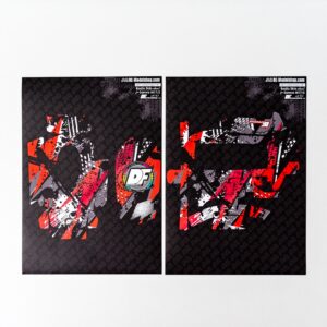 DF Creative M17 Radio Skin Sheet Punane