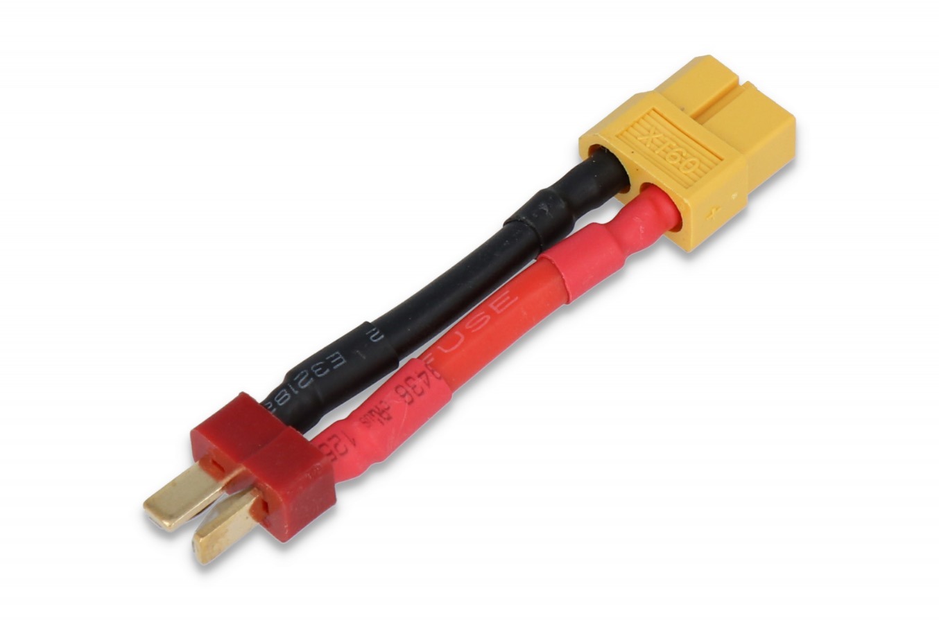 Absima Adapter Cable T-Plug M + XT60 F 50mm #3040080 1 Absima Adapter Cable T-Plug M + XT60 F 50mm #3040080