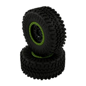 Absima Wheels (2) Reckless/Devotee Green #J-026-39-G