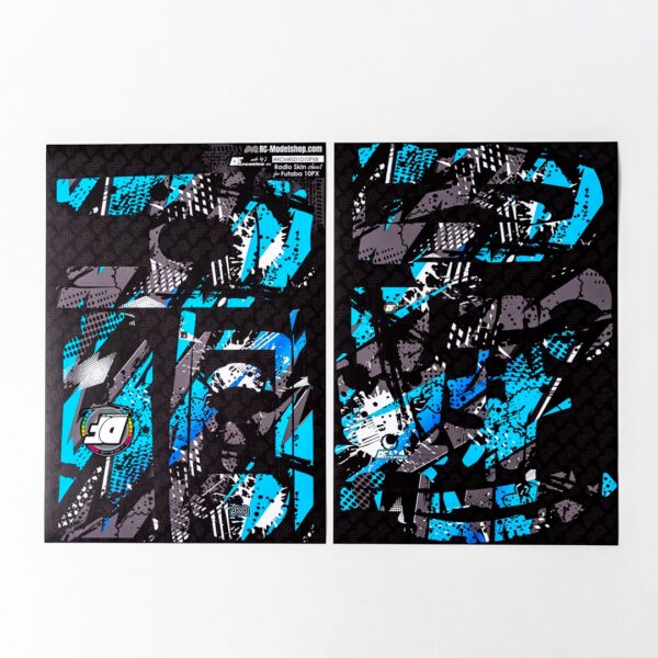 DF Creative 10PX Radio Skin Sheet Sinine