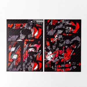 DF Creative 10PX Radio Skin Sheet Punane
