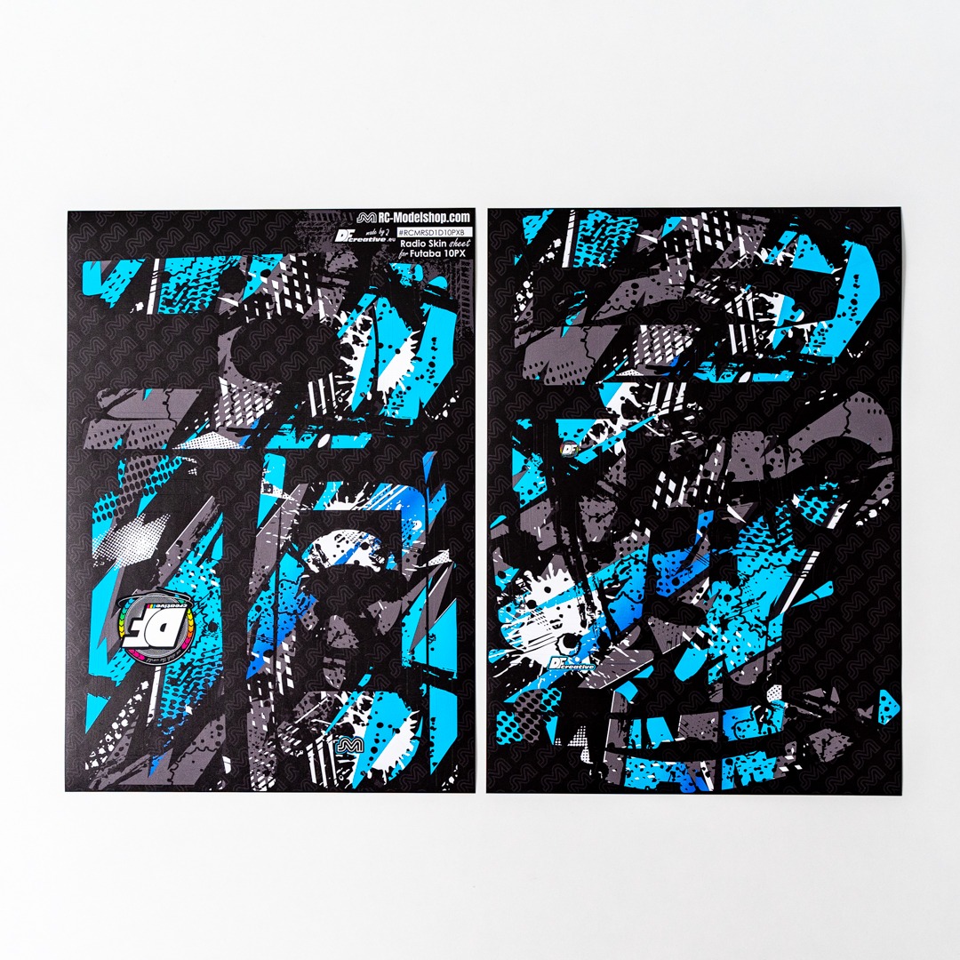 DF Creative 10PX Radio Skin Sheet Sinine 1 DF Creative 10PX Radio Skin Sheet Blue