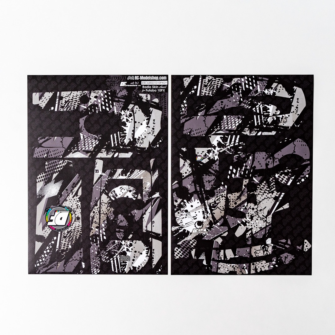 DF Creative 10PX Radio Skin Sheet Gray 1 DF Creative 10PX Radio Skin Sheet Gray