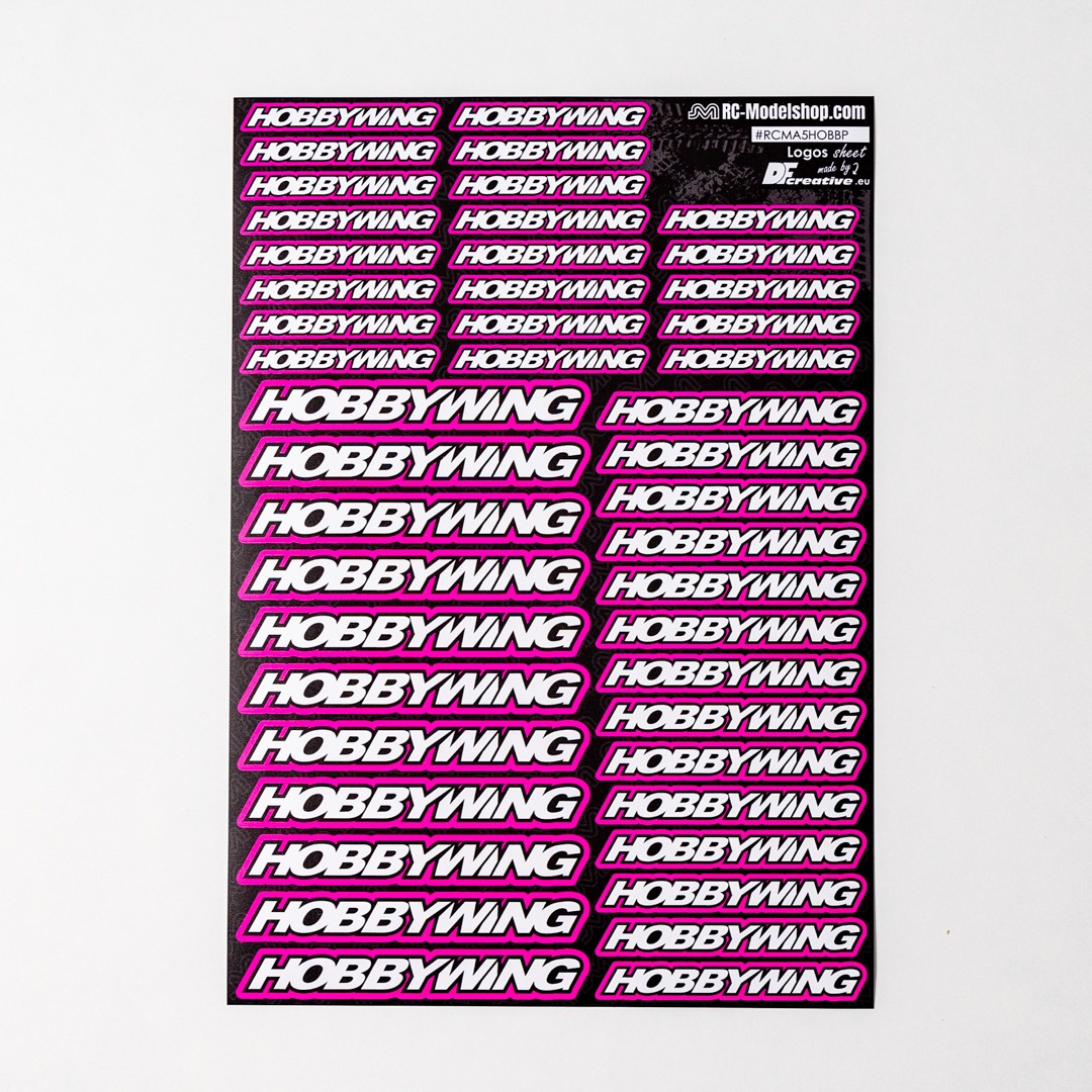 DF Creative Logos Hobbywing A5 Pink 1 DF Creative Logos Hobbywing A5 Pink