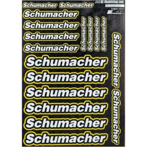 DF Creative Logos Schumacher A5 Yellow