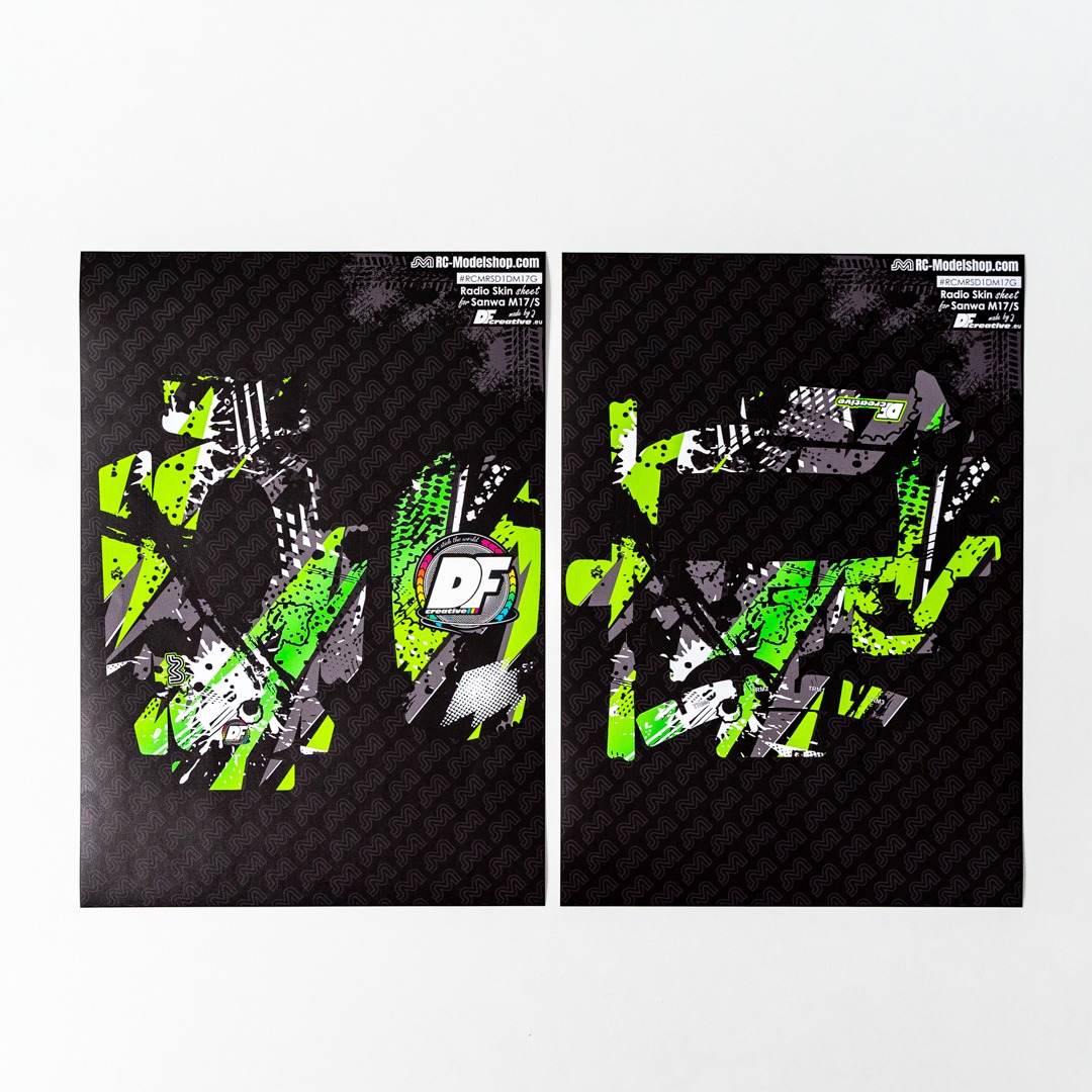 DF Creative M17 Radio Skin Sheet Green 1 DF Creative M17 Radio Skin Sheet Green