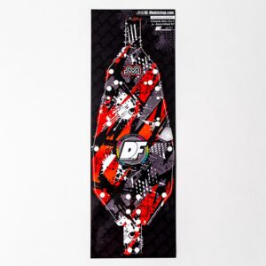 DF Creative RC10B7 Chassis Skin Sheet Red