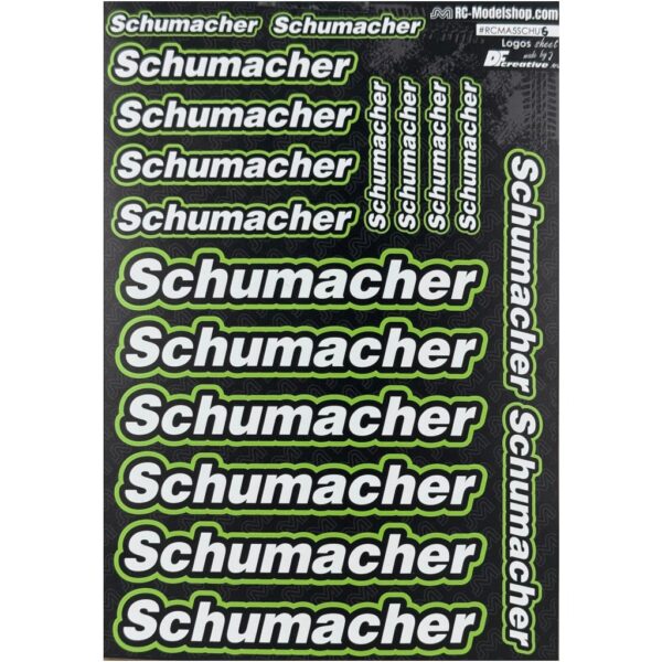 DF Creative Logos Schumacher A5 Roheline