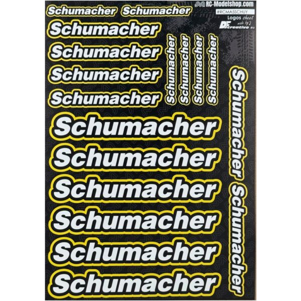 DF Creative Logos Schumacher A5 Kollane