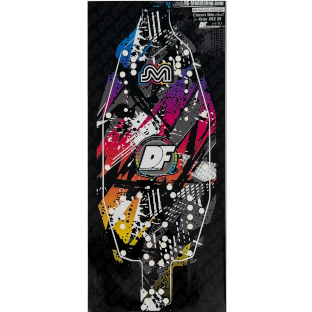 DF Creative XB2'25 Chassis Skin Sheet DF 1 DF Creative XB2'25 Chassis Skin Sheet DF
