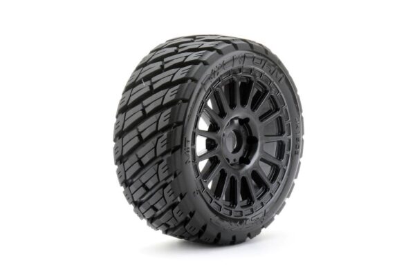 Jetko 1/8 Buggy Pre-Glued Wheels EX RockForm #JK1503RB